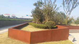 江海耐候钢挡土墙